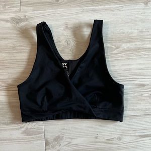 JoyLab black sports bra (size medium)